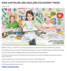 Colour Melbourne in the Herald Sun